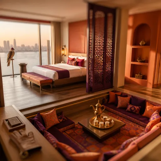 The falconry suite and the desert majlis: Arabian heritage rooms in Doha's luxury hotels